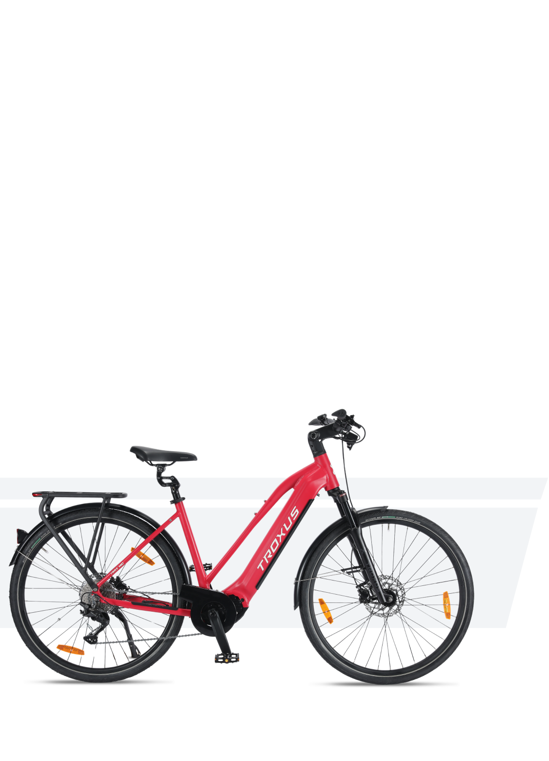 Troxus TR-ELBE red electric bike