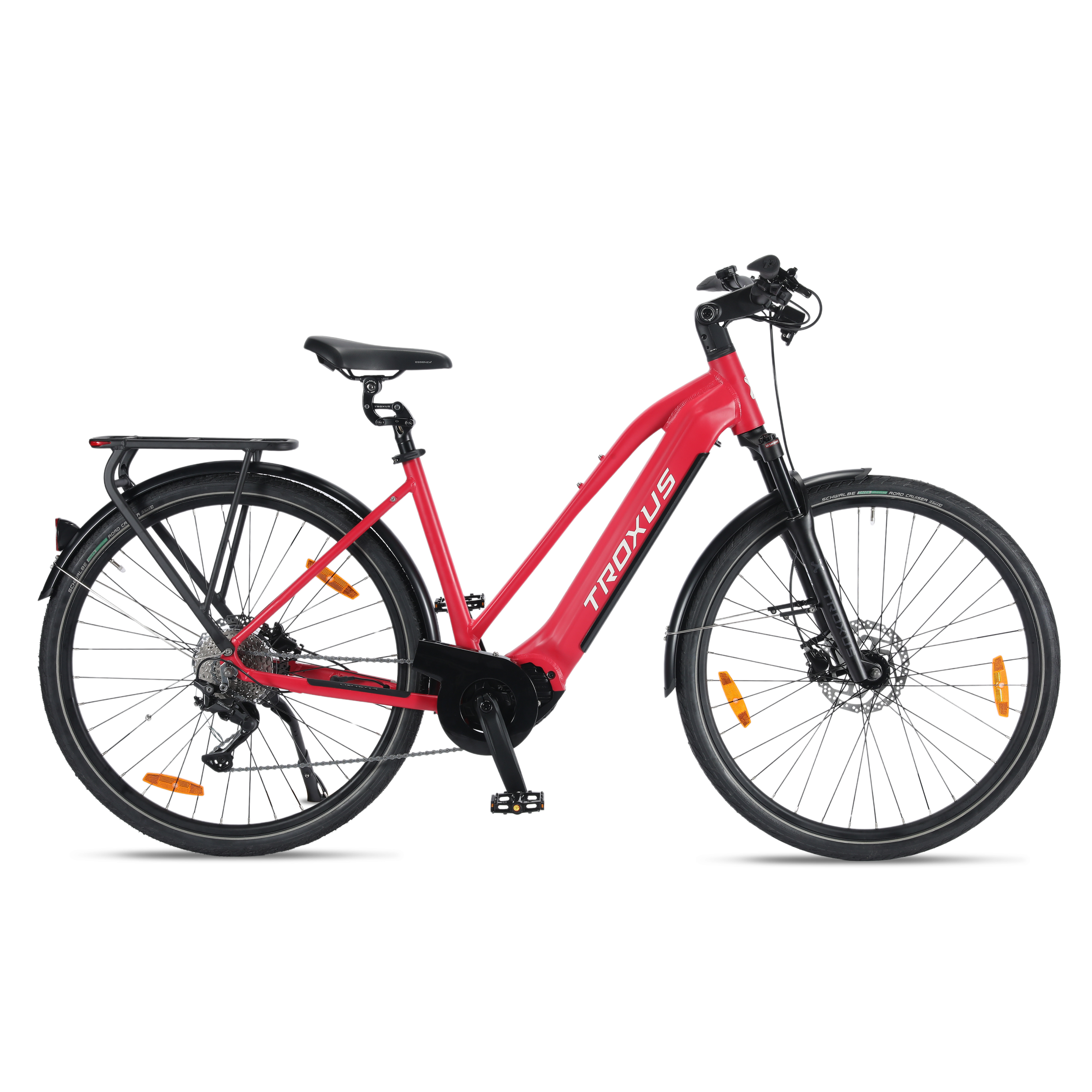 Troxus TR-ELBE red electric bike